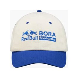 RED BULL Kerékpáros sapka - RED BULL BORA HANSGROHE - fehér/kék